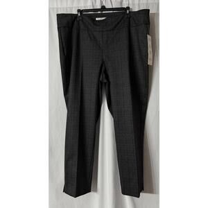 NWT Zac & Rachel Womens Stretch Figure Defining Pull‎ On Pants Plus Size 3X